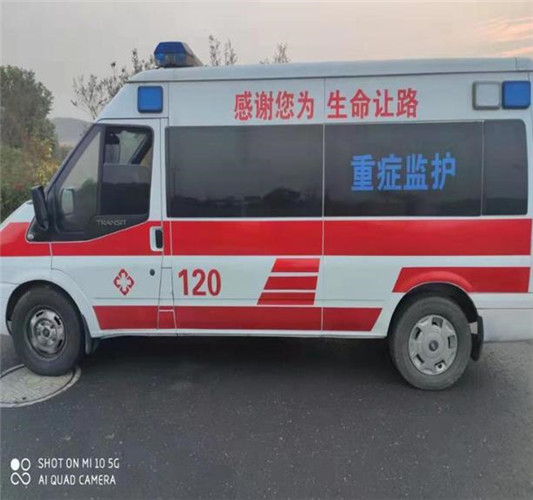 靖远救护车出租服务案例3